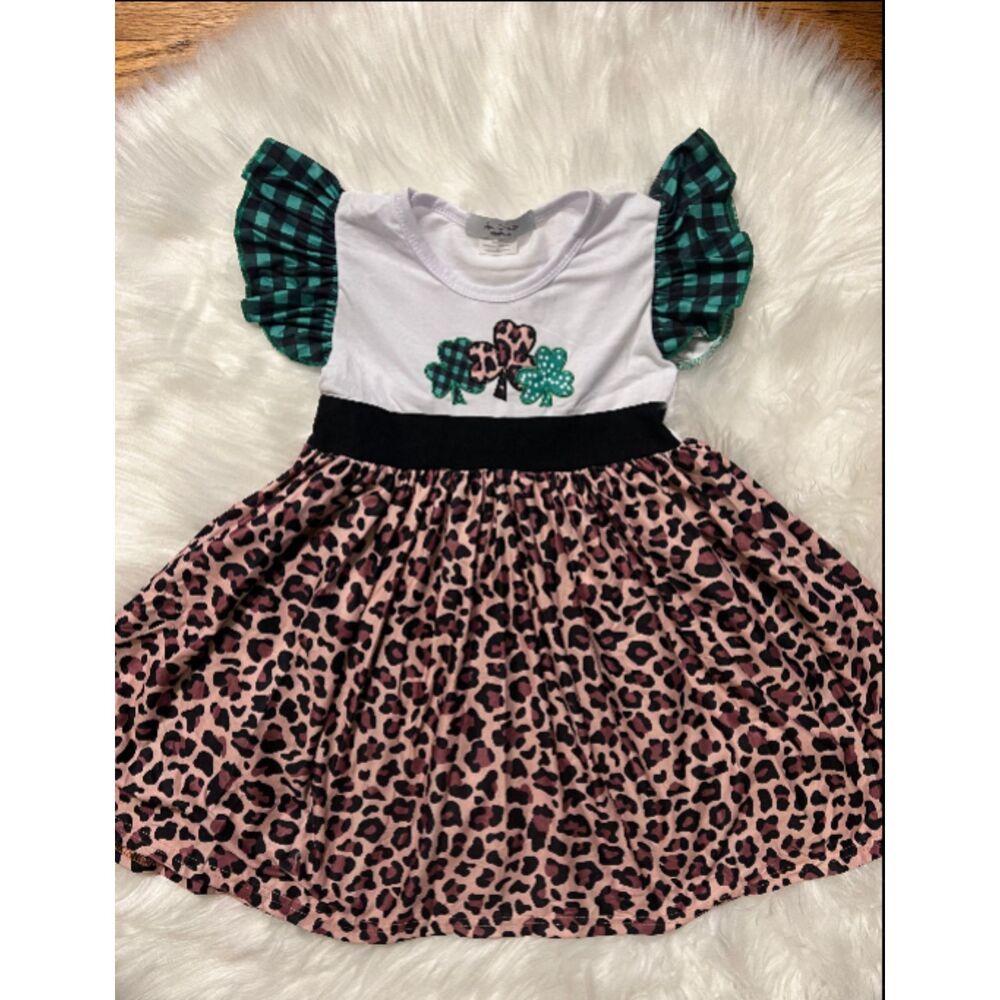 St. Patrick's Day Girl Twirly Dress 5/6